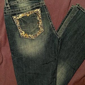 Miss Me Signature Bootcut Jeans - size 28 inseam 34.  Polyester/cotton/elastane
